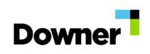 Downer logo, representing a client or partner of Life Care in New Zealand.