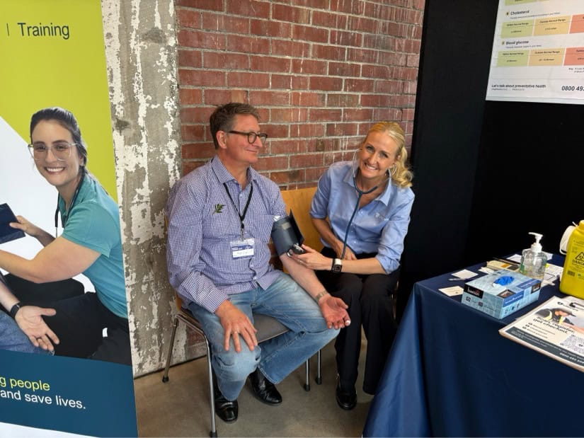 Blood Pressure Check at Safety Summit in Christchurch 2026
